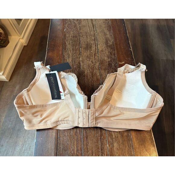 Curvy Couture Women's Tulip Sexy Lace Plus Size Push Up Bra - Picture 3 of 6